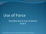 use of force powerpoint presentation