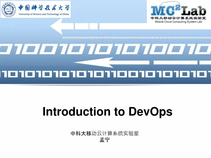 introduction to devops