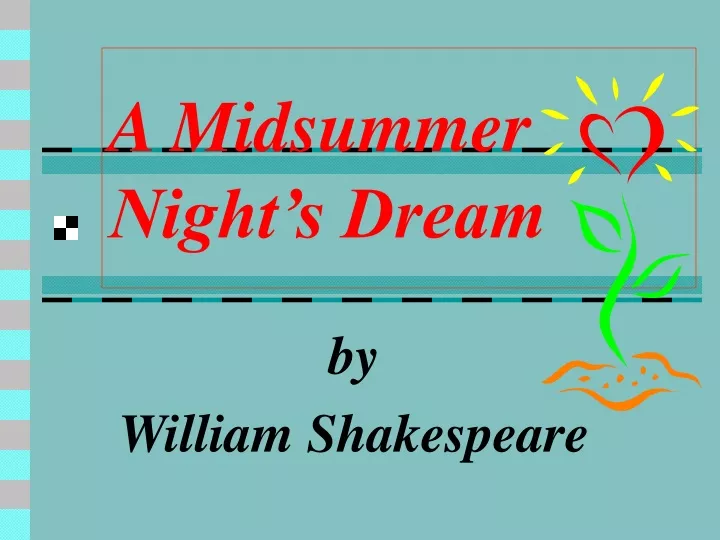 a midsummer night s dream