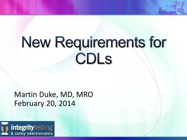 new requirements for cdls