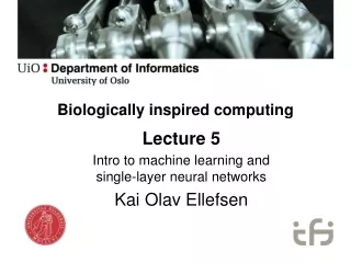 Biologically inspired computing