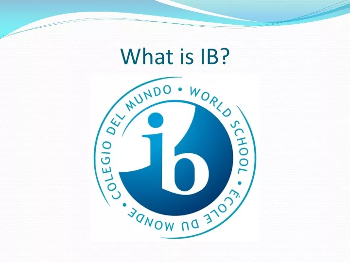 what is ib