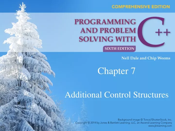 chapter 7 additional control structures