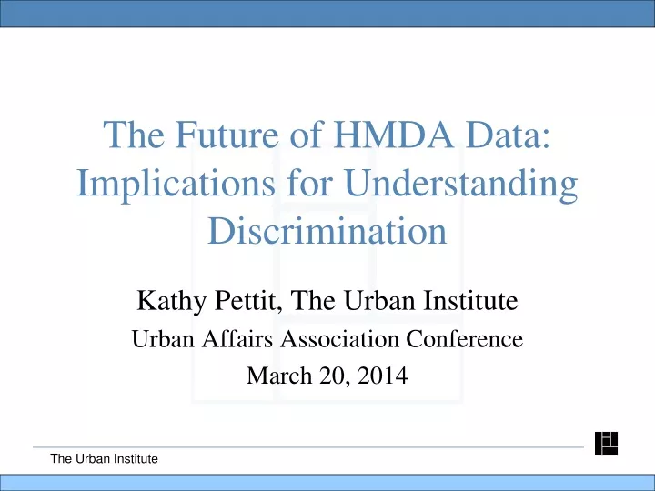 the future of hmda data implications for understanding discrimination