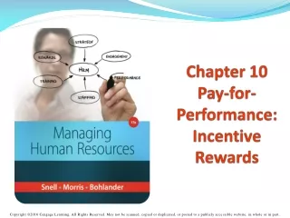 Chapter 10 Pay-for-Performance : Incentive Rewards