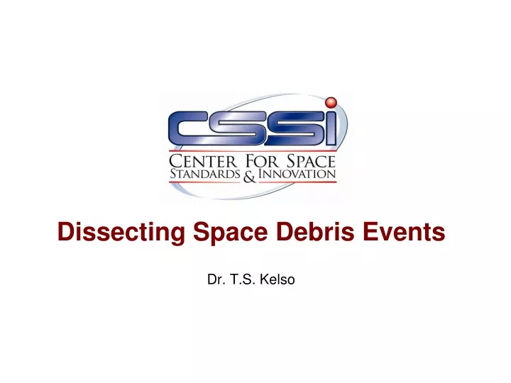 dissecting space debris events