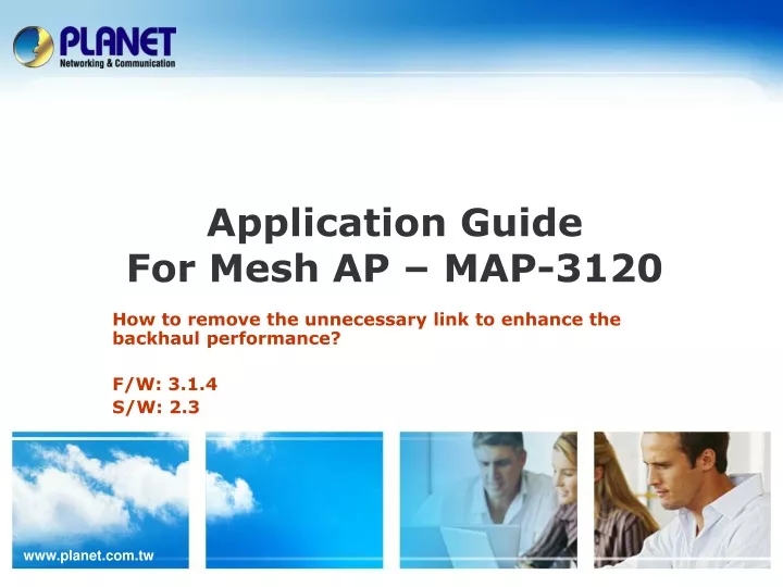 application guide for mesh ap map 3120