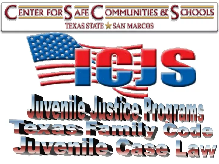 juvenile justice programs