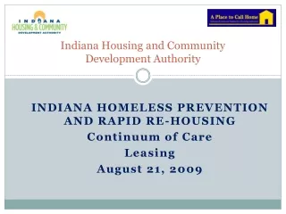 Indiana Housing and Community  Development Authority