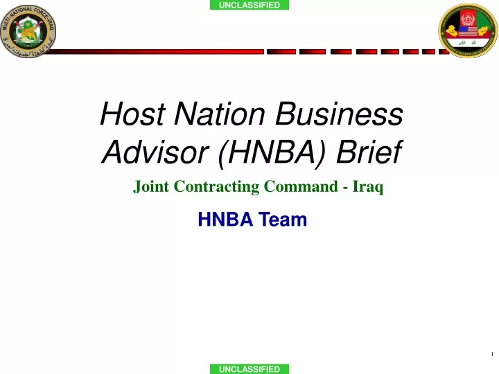 host nation business advisor hnba brief