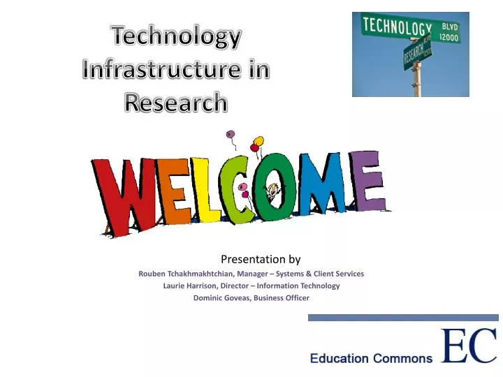 technology infrastructure in r esearch