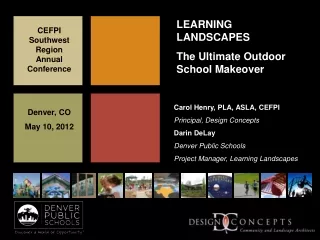 LEARNING LANDSCAPES The Ultimate Outdoor School Makeover