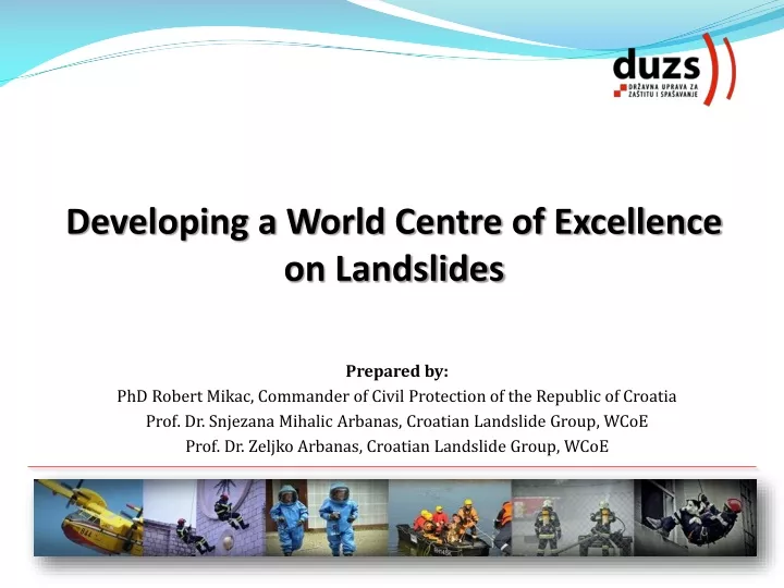 developing a world centre of excellence