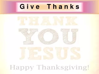 Being thankful is good for you!