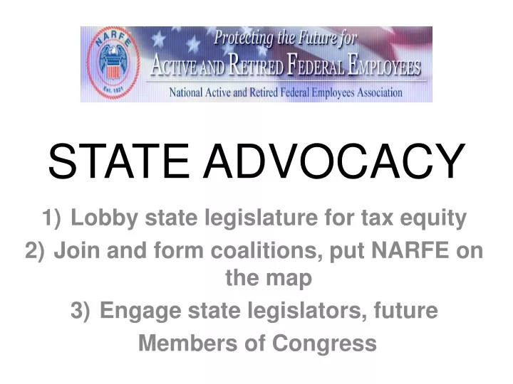 state advocacy