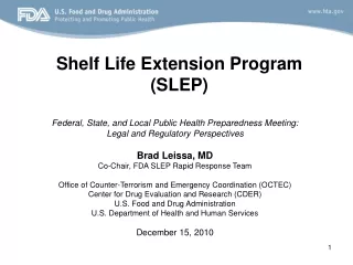 Shelf Life Extension Program (SLEP)