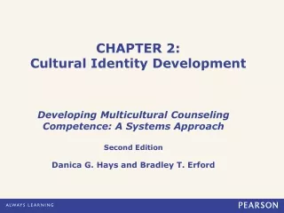 CHAPTER 2: Cultural Identity Development