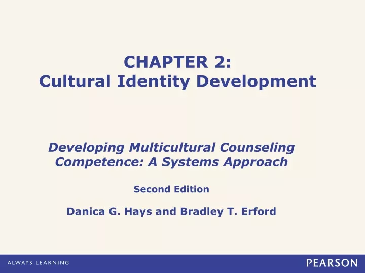 chapter 2 cultural identity development