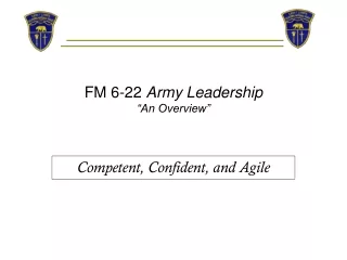 FM 6-22  Army Leadership “An Overview”
