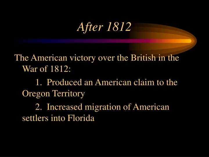 after 1812