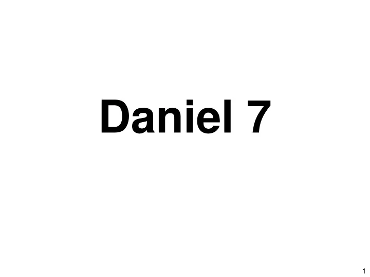 daniel 7