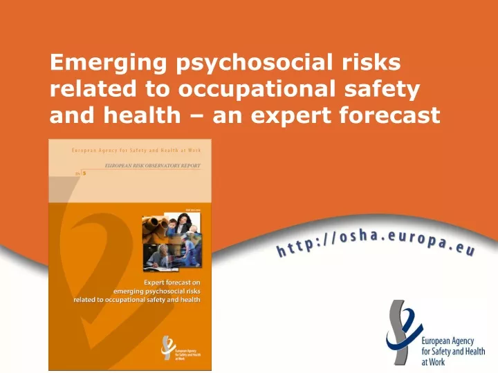 emerging psychosocial risks related