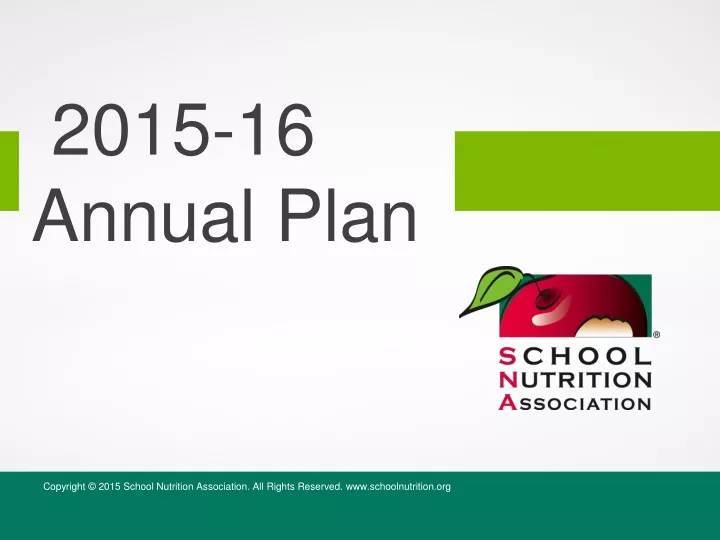 2015 16 annual plan