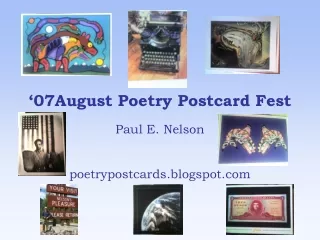 ‘07August Poetry Postcard Fest
