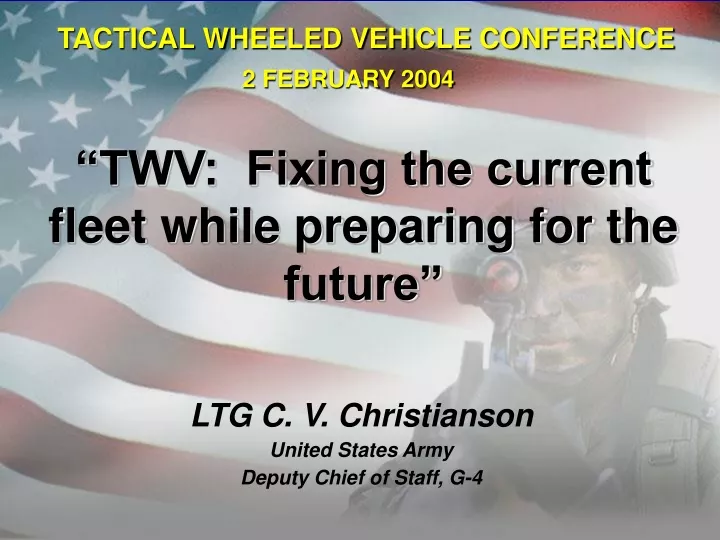 tactical wheeled vehicle conference