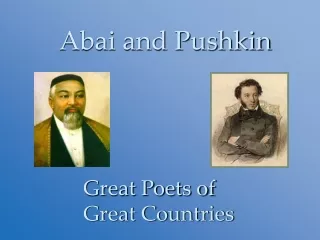 Abai and Pushkin