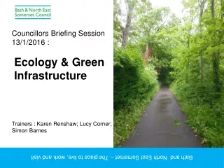 Ecology &amp; Green Infrastructure