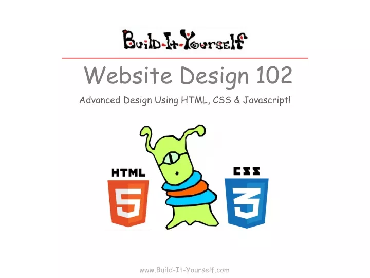 website design 102