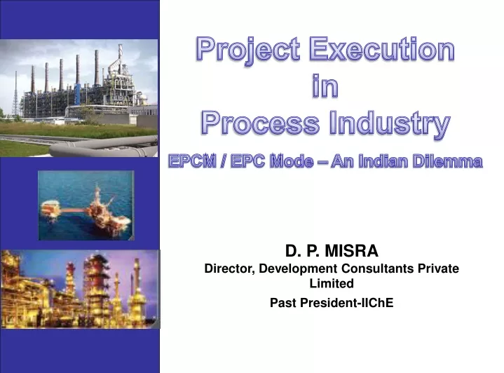 project execution in process industry epcm