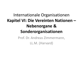 Prof. Dr. Andreas Zimmermann, LL.M. (Harvard)