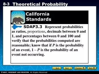 California  	   Standards