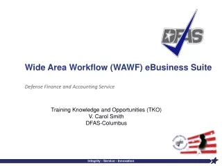 Wide Area Workflow (WAWF) eBusiness Suite