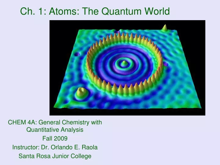 ch 1 atoms the quantum world