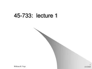 45-733:  lecture 1