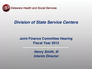 Division of State Service Centers