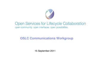 OSLC Communications Workgroup