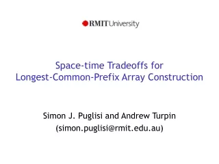 Space-time Tradeoffs for Longest-Common-Prefix Array Construction