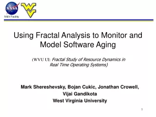 Using Fractal Analysis to Monitor and Model Software Aging