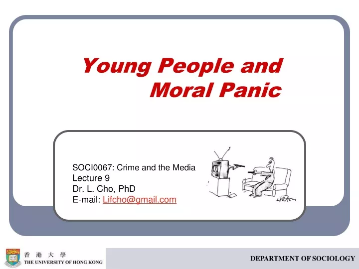 young people and moral panic