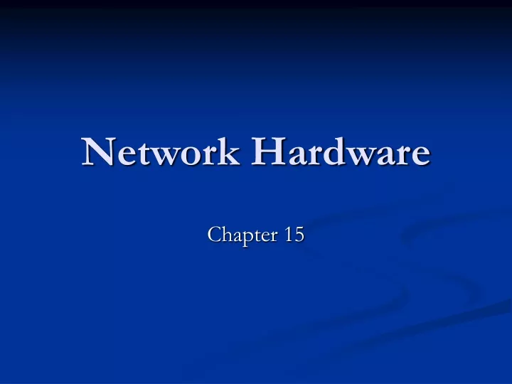 network hardware