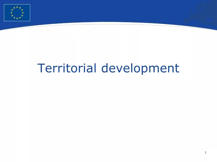 territorial development