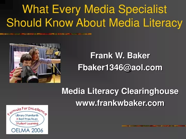 what every media specialist should know about media literacy