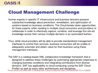 Cloud Management Challenge