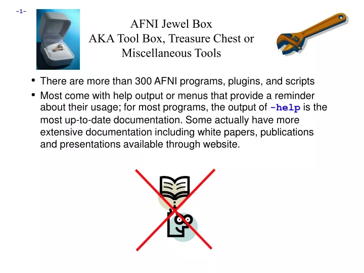 afni jewel box aka tool box treasure chest or miscellaneous tools