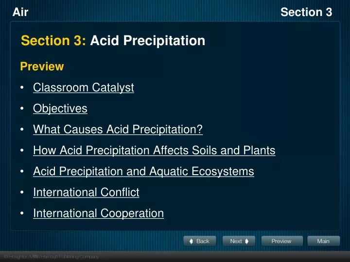 section 3 acid precipitation