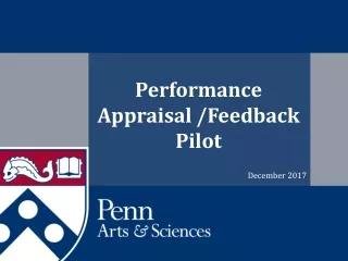 Performance Appraisal /Feedback Pilot